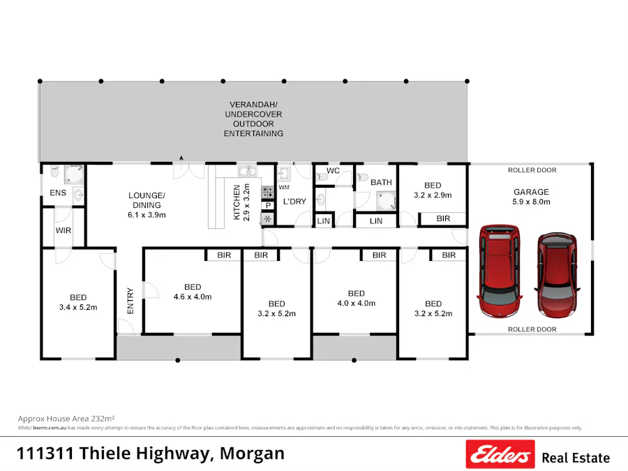 11131 Thiele Highway, Morgan, SA, 5320 - Floorplan 1