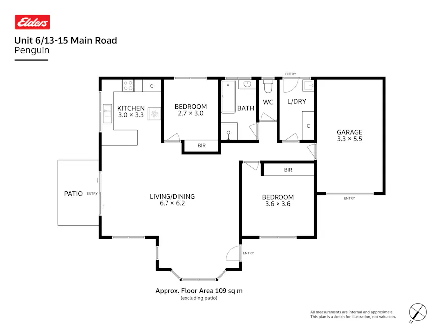 6/13-15 Main Road, Penguin, TAS, 7316 - Floorplan 1