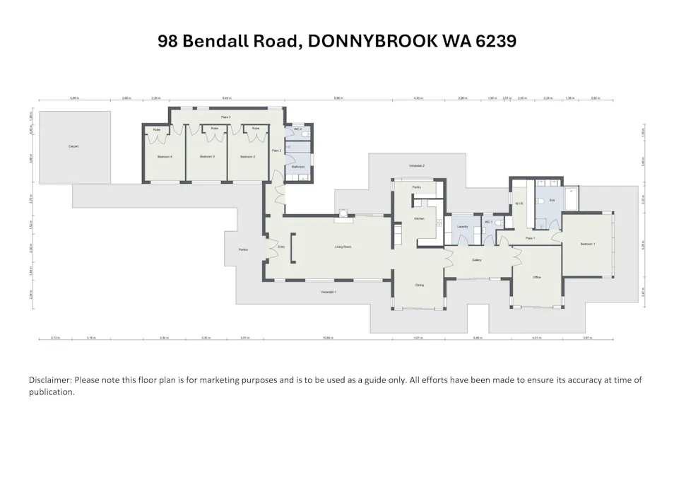 98 Bendall Road, Donnybrook, WA, 6239 - Floorplan 1