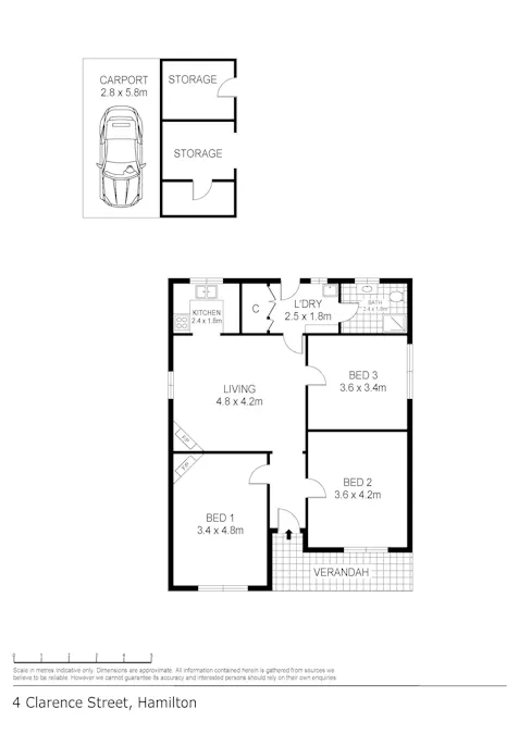 4 Clarence Street, Hamilton, VIC, 3300 - Floorplan 1
