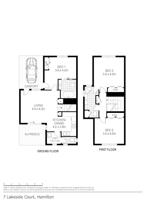 7 Lakeside Court, Hamilton, VIC, 3300 - Floorplan 1