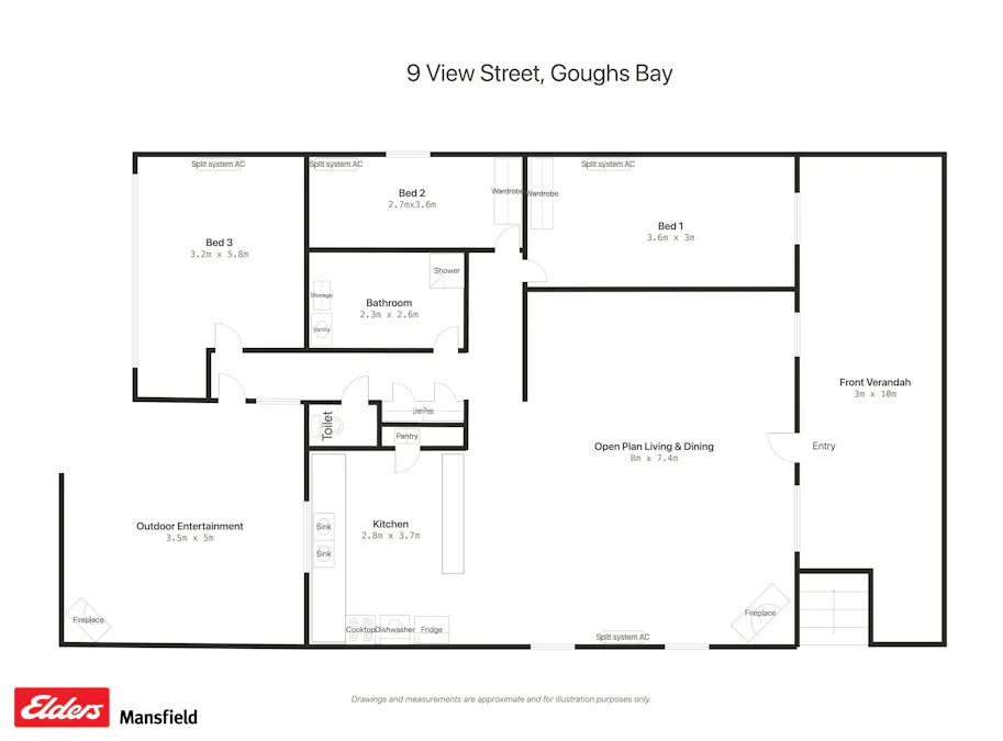 9 View Street, Goughs Bay, VIC, 3723 - Floorplan 1