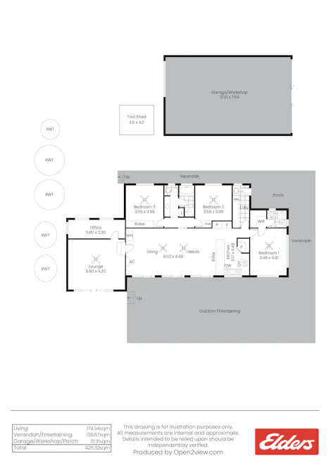 15 Musgrave Lane, Stansbury, SA, 5582 - Floorplan 1