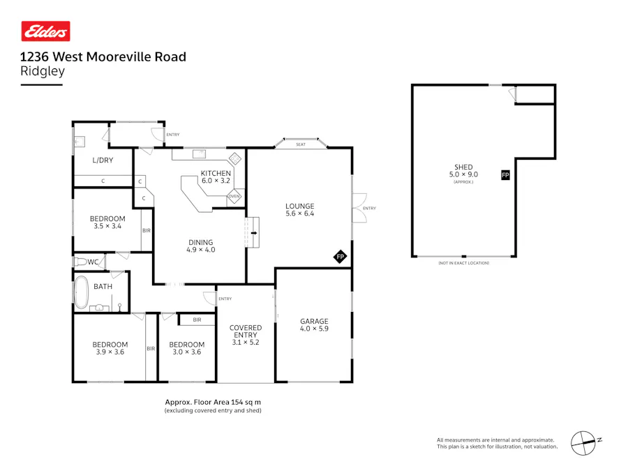1236 West Mooreville Road, Ridgley, TAS, 7321 - Floorplan 1