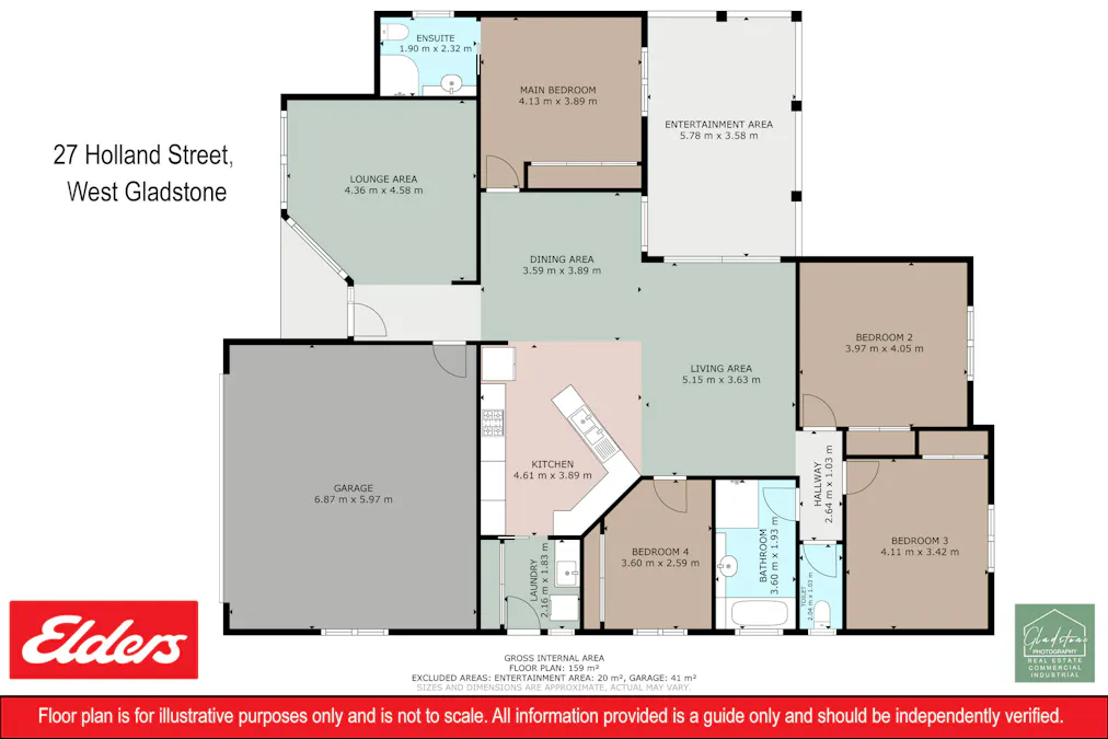 27 Holland Street, West Gladstone, QLD, 4680 - Floorplan 1