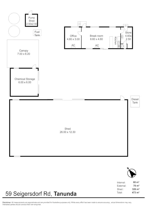 59 Siegersdorf Road, Tanunda, SA, 5352 - Floorplan 2