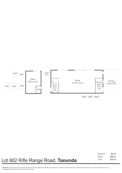 Lot 662 Rifle Range Road, Tanunda, SA, 5352 - Floorplan 1