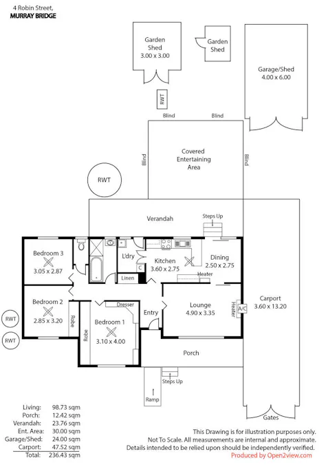 4 Robin Street, Murray Bridge, SA, 5253 - Floorplan 1