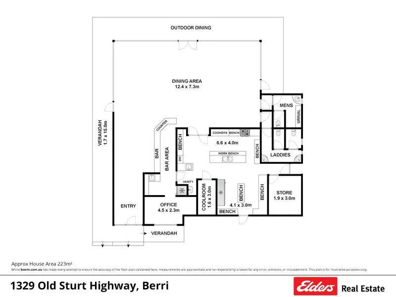 1329 Old Sturt Highway, Berri, SA, 5343 - Floorplan 1