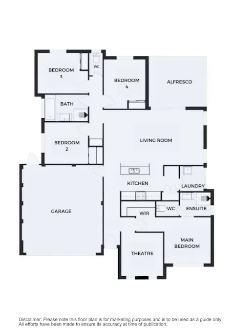 45 Colonna Street, Dalyellup, WA, 6230 - Floorplan 1