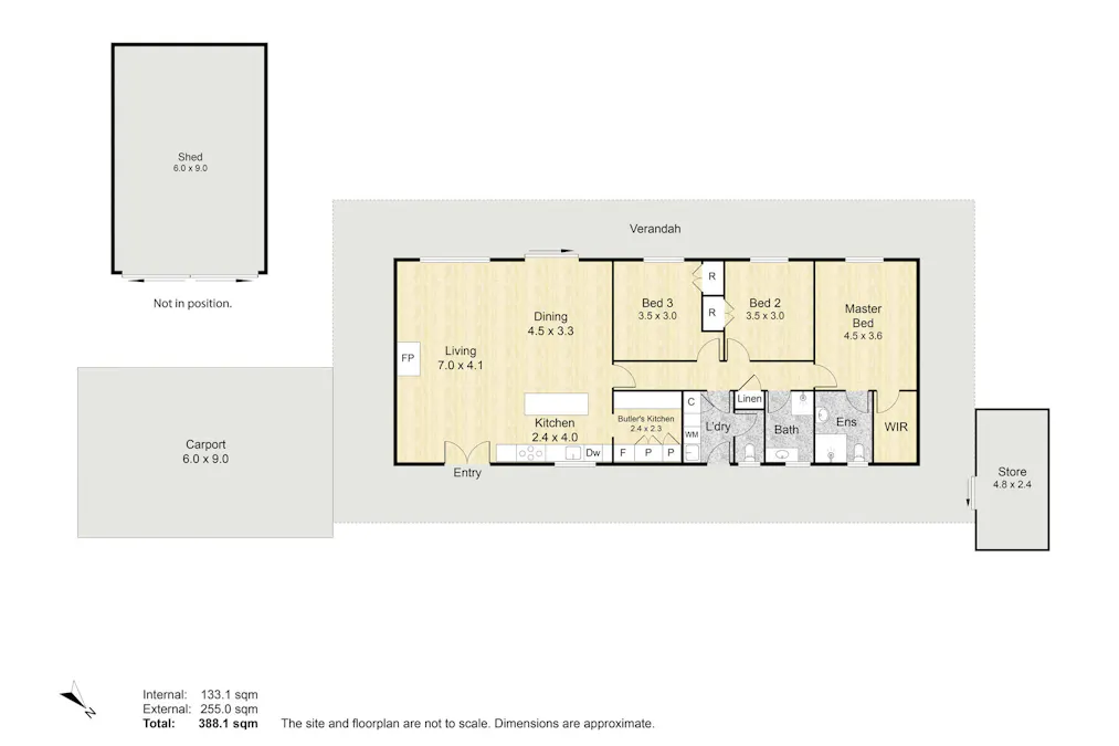 271 Old Plains Road, Bejoording, WA, 6566 - Floorplan 1