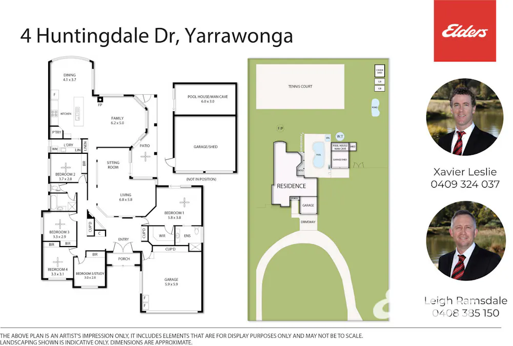 4 Huntingdale Drive, Yarrawonga, VIC, 3730 - Floorplan 1