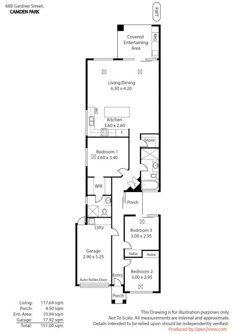 68B Gardner Street, Camden Park, SA, 5038 - Floorplan 1