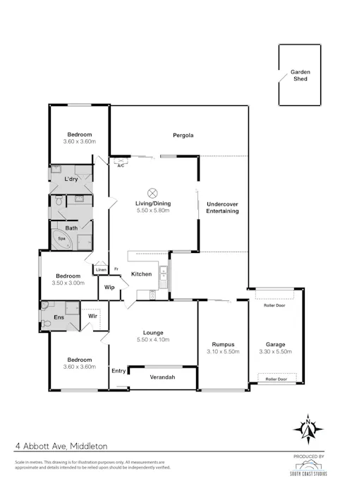 4 Abbott Avenue, Middleton, SA, 5213 - Floorplan 1