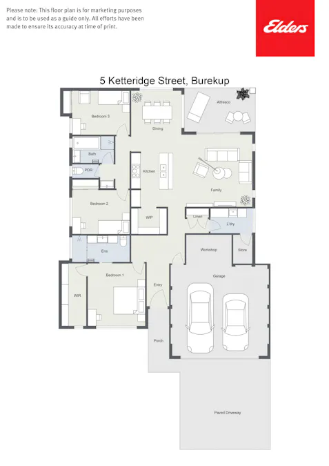 5 Ketteridge Street, Burekup, WA, 6227 - Floorplan 1