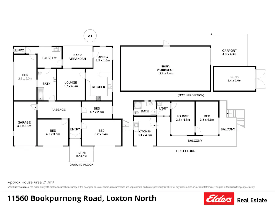 1560 Bookpurnong Road, Loxton, SA, 5333 - Floorplan 1