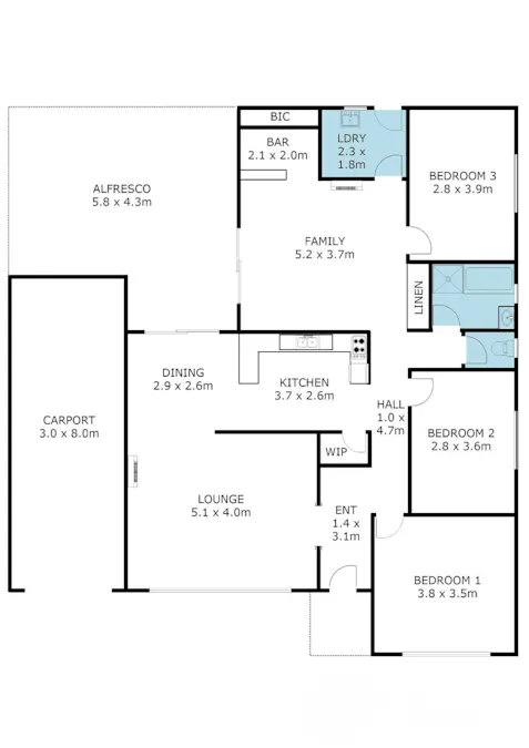 7 Roberts Avenue, Balaklava, SA, 5461 - Floorplan 1