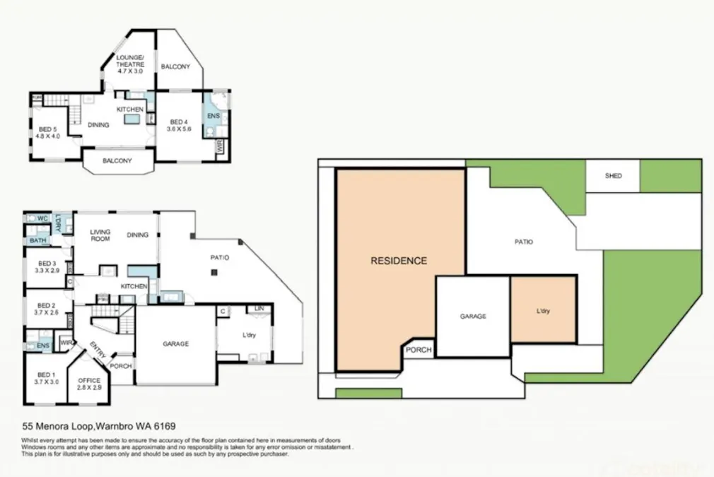 55 Menora Loop, Warnbro, WA, 6169 - Floorplan 1