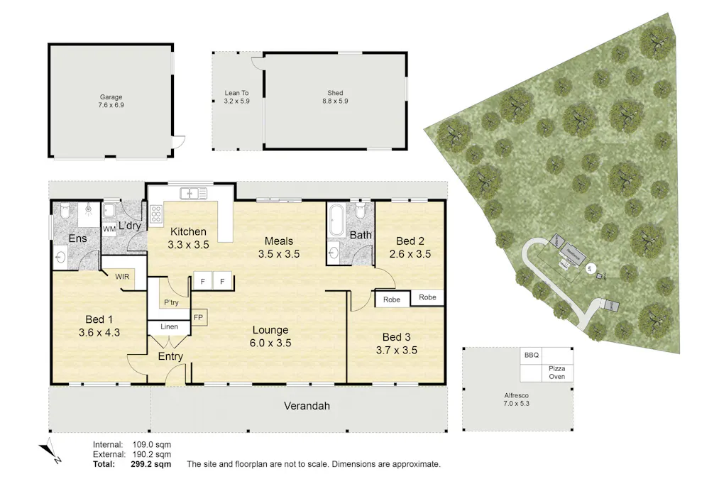 24 Timber Creek Crescent, Coondle, WA, 6566 - Floorplan 1