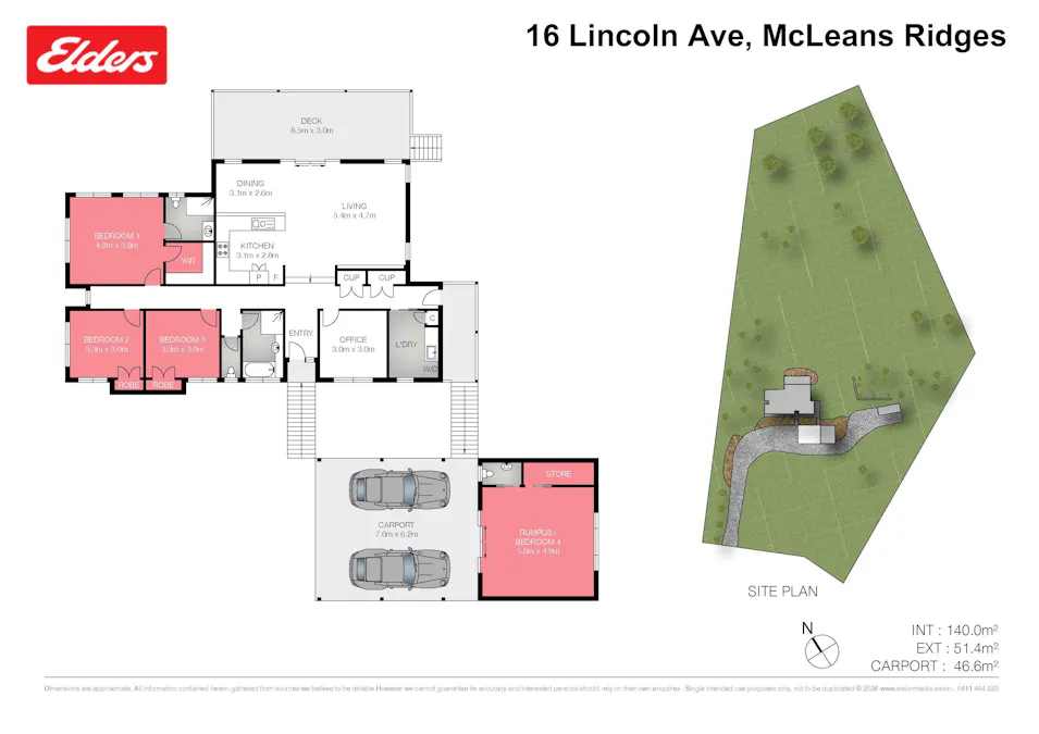 16 Lincoln Avenue, Mcleans Ridges, NSW, 2480 - Floorplan 1