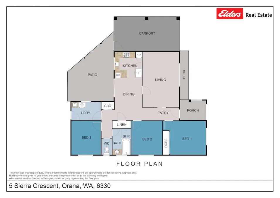 5  Sierra Crescent, Orana, WA, 6330 - Floorplan 1