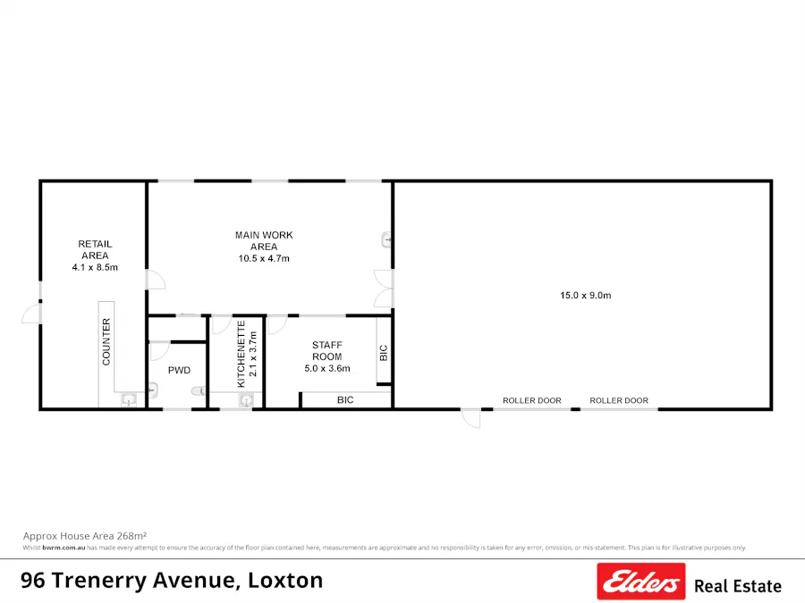 96 Trenerry Avenue, Loxton, SA, 5333 - Floorplan 1