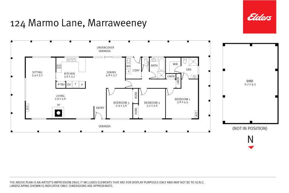 124 Marmo Lane, Marraweeney via , Strathbogie, VIC, 3666 - Floorplan 1
