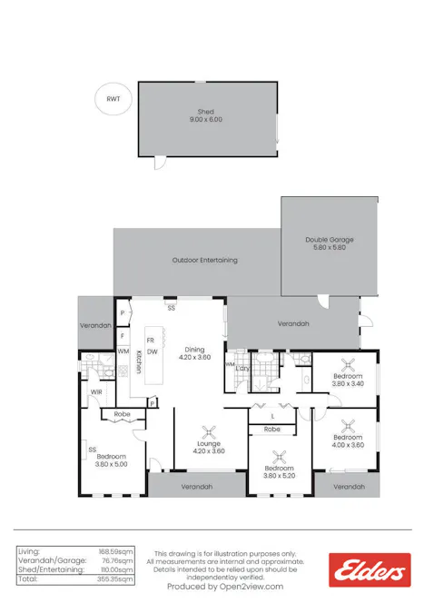 3 Torr Street, Mintaro, SA, 5415 - Floorplan 1