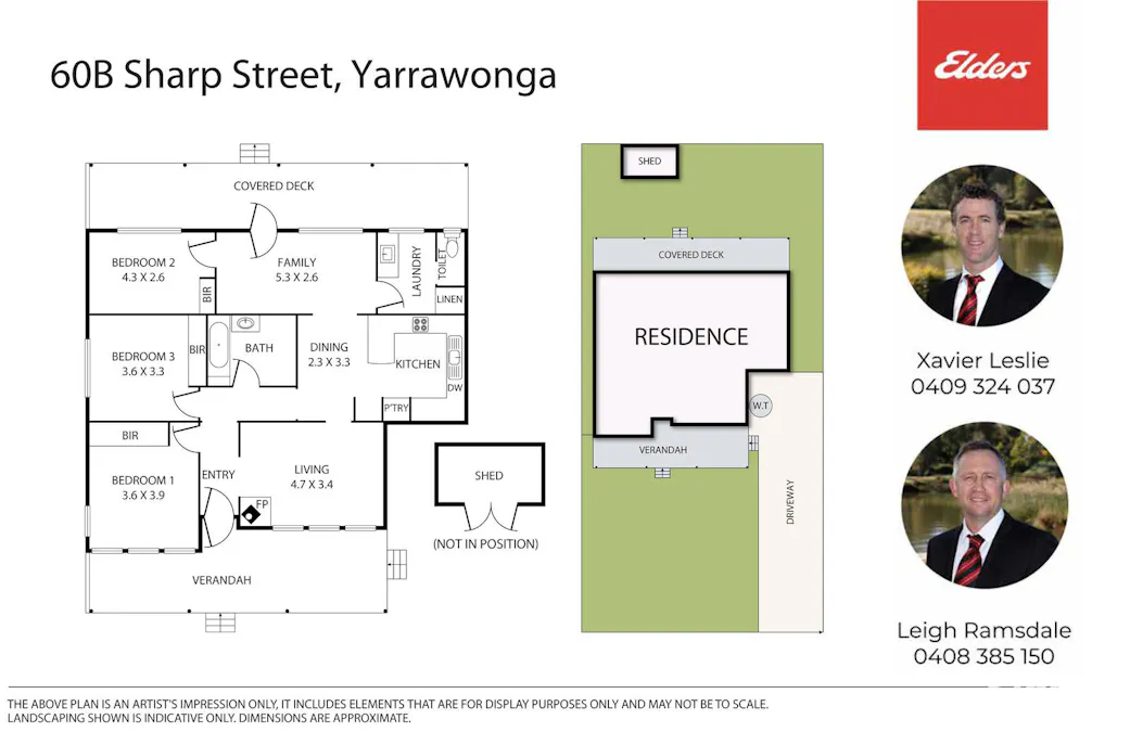 60B Sharp Street, Yarrawonga, VIC, 3730 - Floorplan 1
