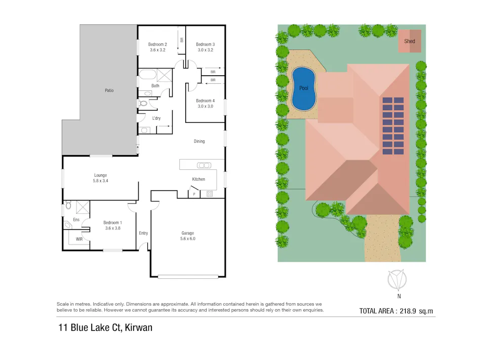 11 Blue Lake Court, Kirwan, QLD, 4817 - Floorplan 1