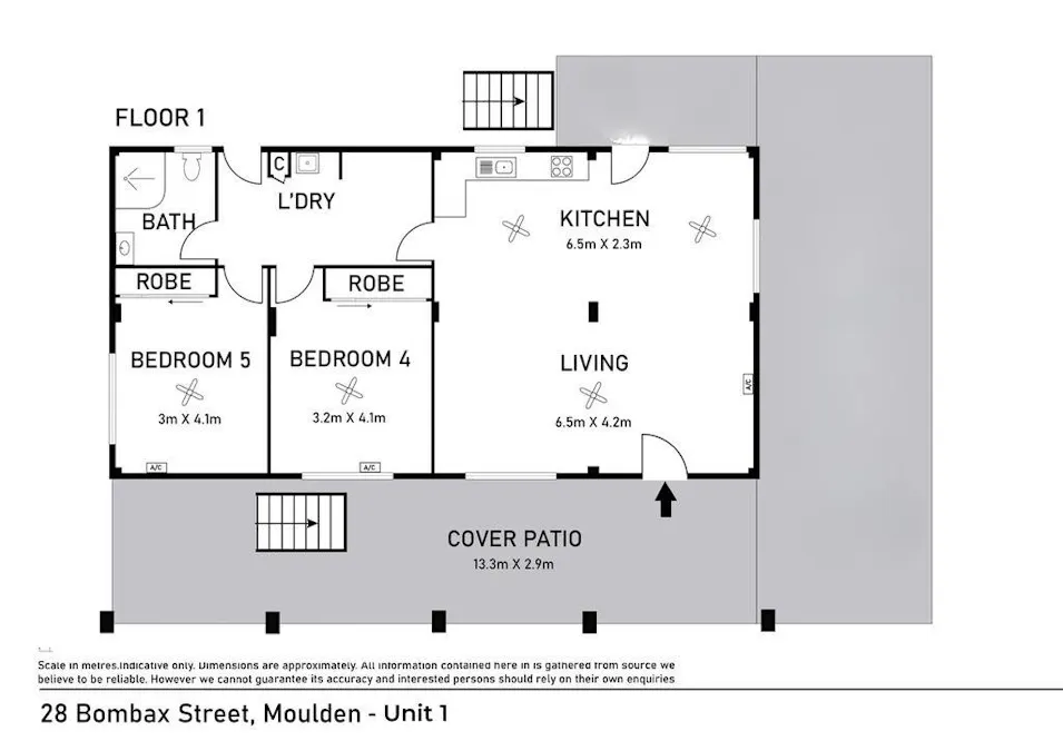 28A Bombax Street, Moulden, NT, 0830 - Floorplan 1