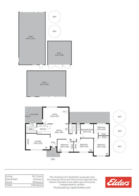 12 Napier Street, Farrell Flat, SA, 5416 - Floorplan 1
