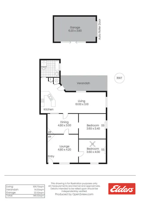 2 Upper Thames Street, Burra, SA, 5417 - Floorplan 1