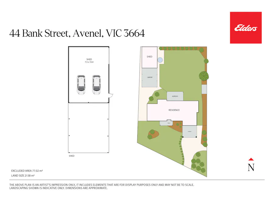 44 Bank Street, Avenel, VIC, 3664 - Floorplan 1