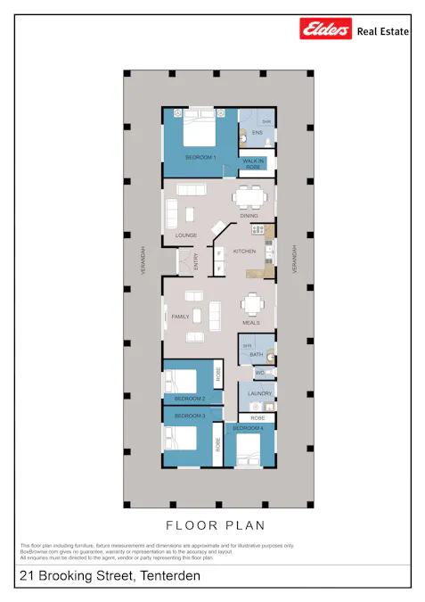 21 Brooking Street, Tenterden, WA, 6322 - Floorplan 1