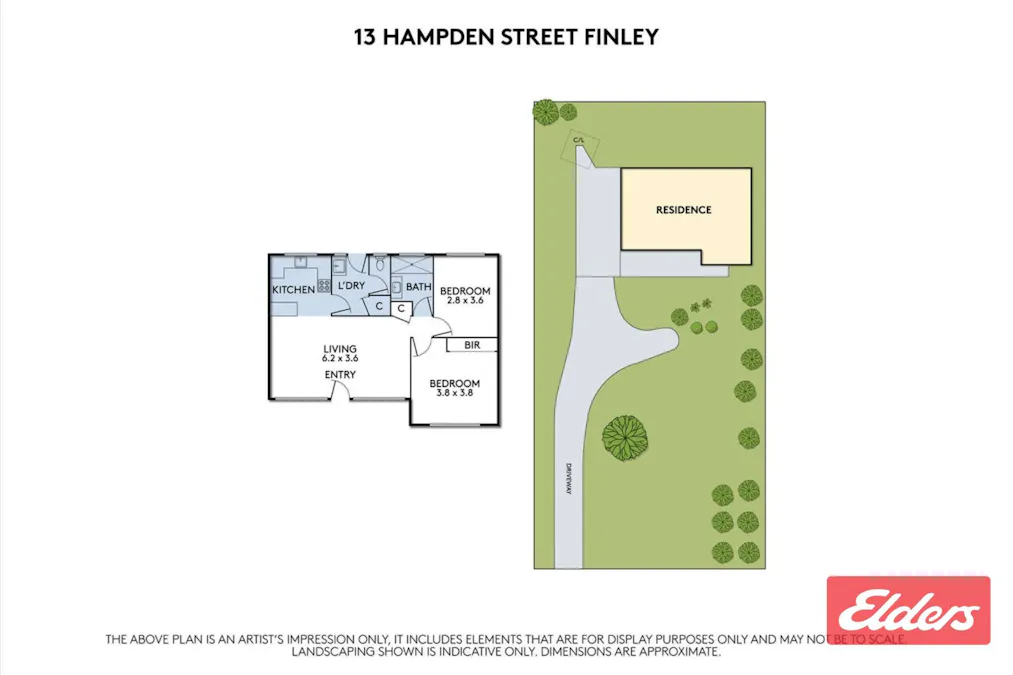 13 Hampden Street, Finley, NSW, 2713 - Floorplan 1
