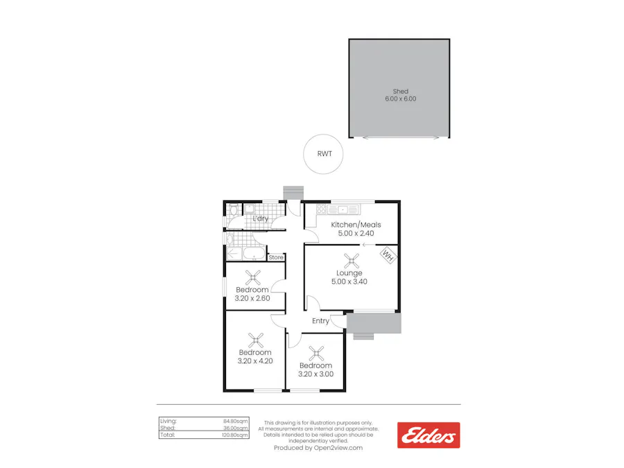 7 Wien Smith Avenue, Clare, SA, 5453 - Floorplan 1