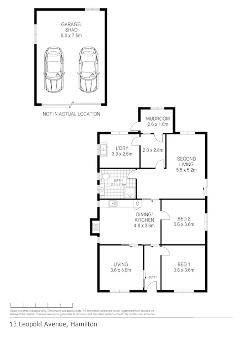 13 Leopold Avenue, Hamilton, VIC, 3300 - Floorplan 1