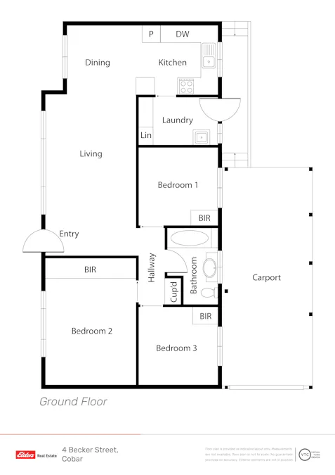 4 Becker Street, Cobar, NSW, 2835 - Floorplan 1