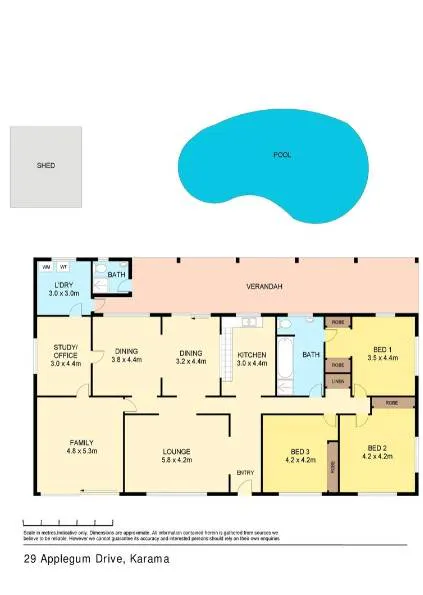 29  Applegum Drive, Karama, NT, 0812 - Floorplan 1
