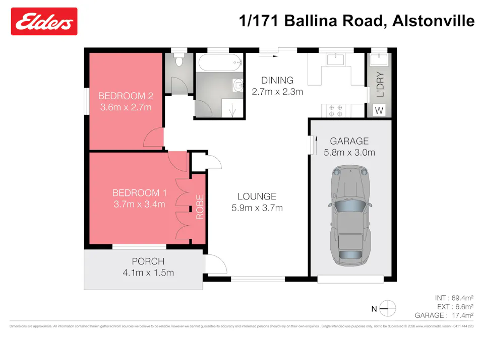 1/171 Ballina Road, Alstonville, NSW, 2477 - Floorplan 1