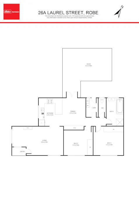 26a  Laurel Terrace, Robe, SA, 5276 - Floorplan 1