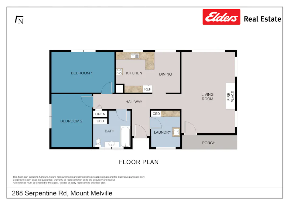 288 Serpentine Road, Mount Melville, WA, 6330 - Floorplan 1