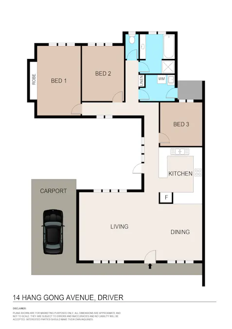 14 Hang Gong Avenue, Driver, NT, 0830 - Floorplan 1