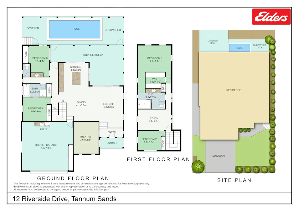 12 Riverside Drive, Tannum Sands, QLD, 4680 - Floorplan 1