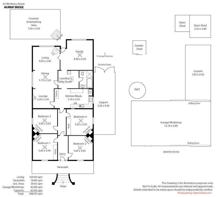 62 McHenry Street, Murray Bridge, SA, 5253 - Floorplan 1