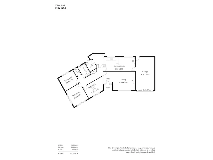 9 Ward Street, Eudunda, SA, 5374 - Floorplan 1