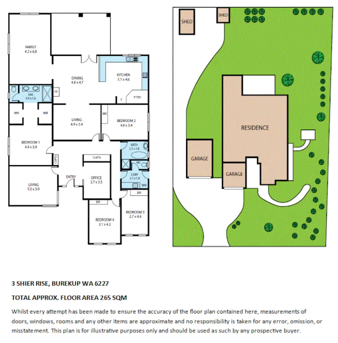 3 Shier Rise, Burekup, WA, 6227 - Floorplan 1