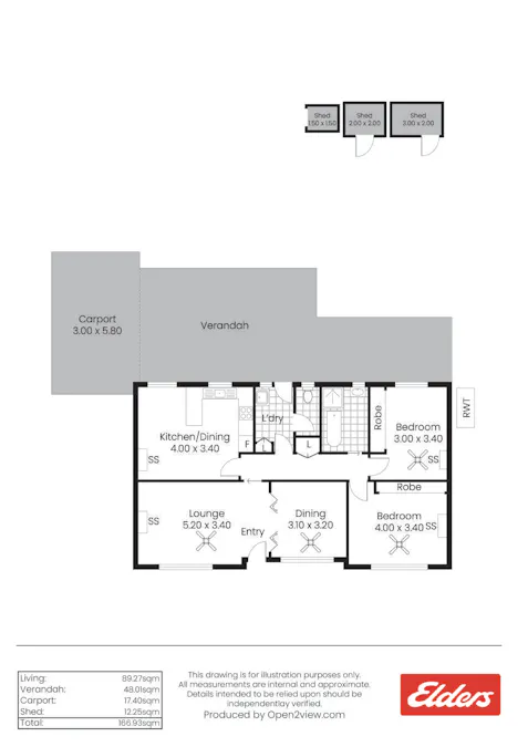 39 Flinders Avenue, Whyalla Stuart, SA, 5608 - Floorplan 1