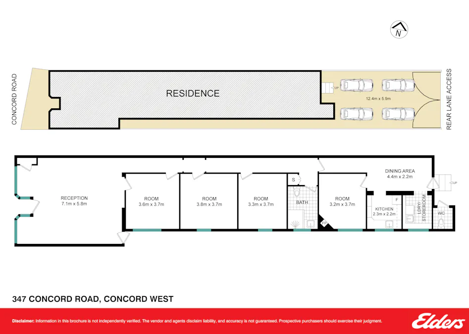 347 Concord Road, Concord West, NSW, 2138 - Floorplan 1